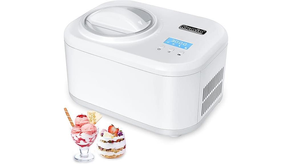 automatic compressor ice cream maker