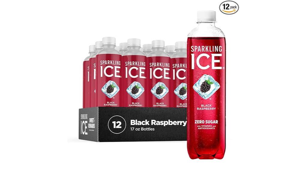 black raspberry sparkling water