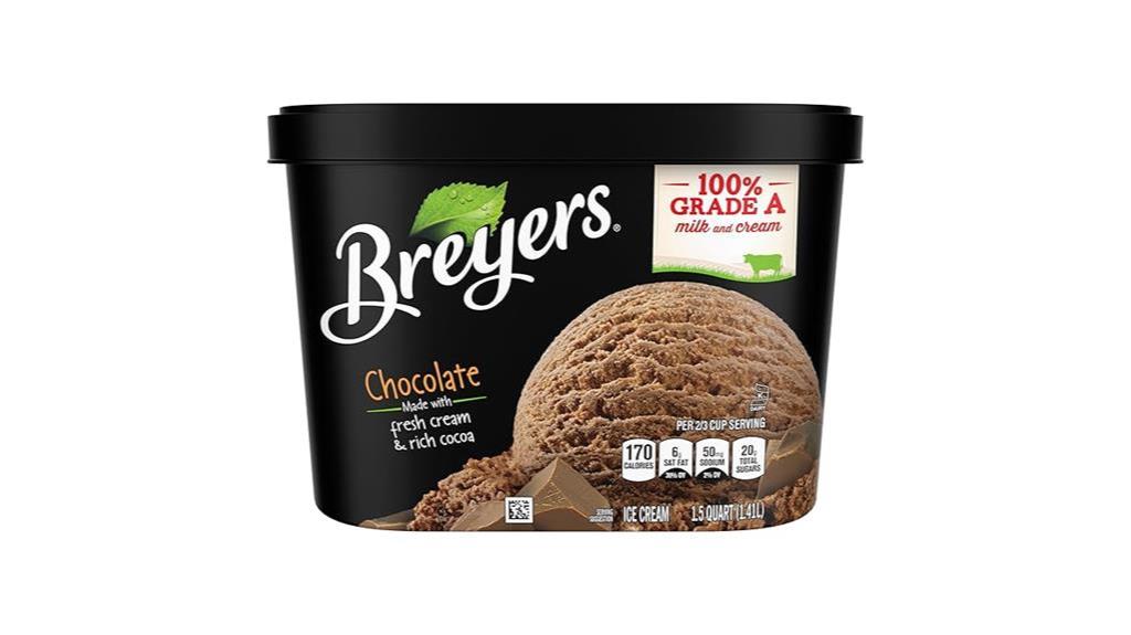 breyers chocolate ice cream