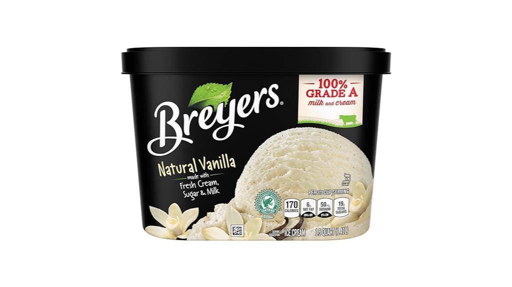 breyers vanilla ice cream