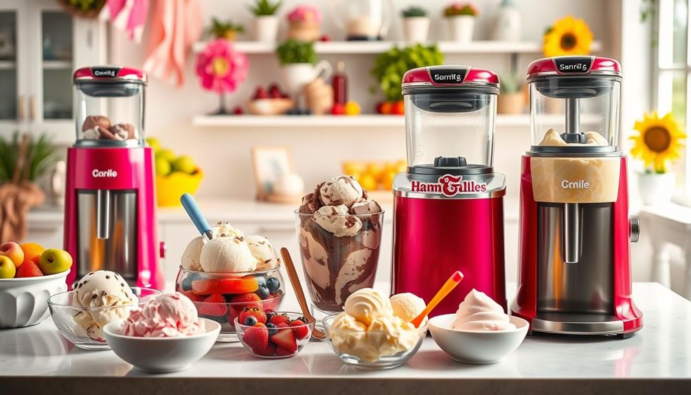 choosing home ice cream makers