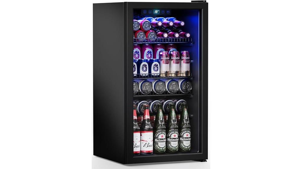 compact beverage refrigerator cooler