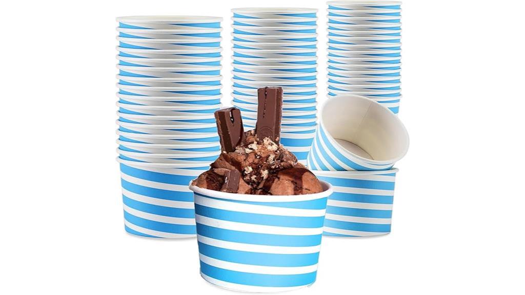 disposable ice cream cups