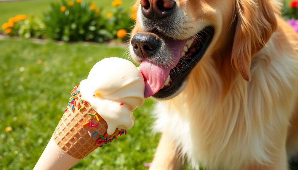 dogs and ice cream