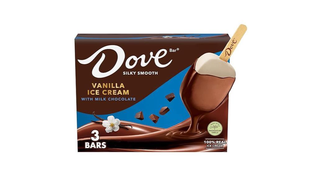 dovebar vanilla chocolate bars