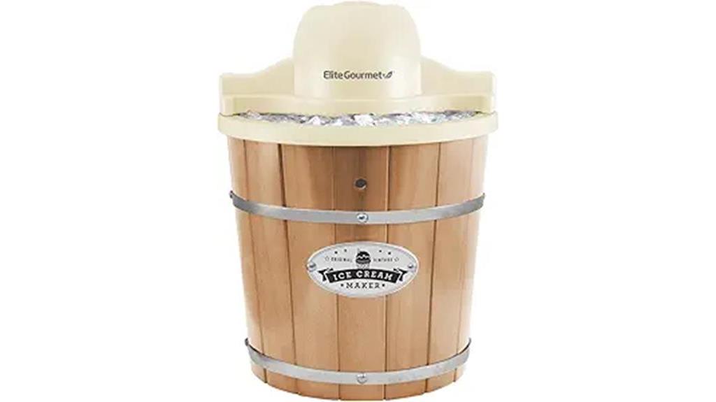 electric gourmet ice cream maker