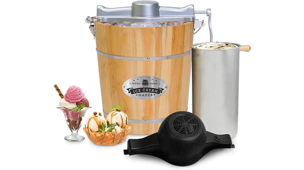 elite 4 quart ice cream maker