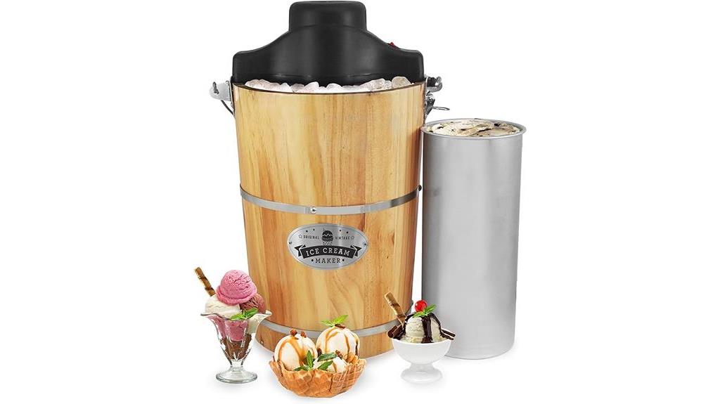 elite 6 quart ice cream maker