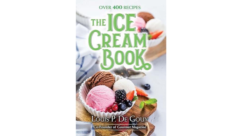 extensive ice cream recipes