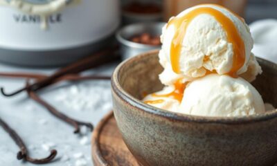 homemade vanilla ice cream