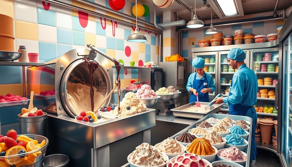 ice cream production process