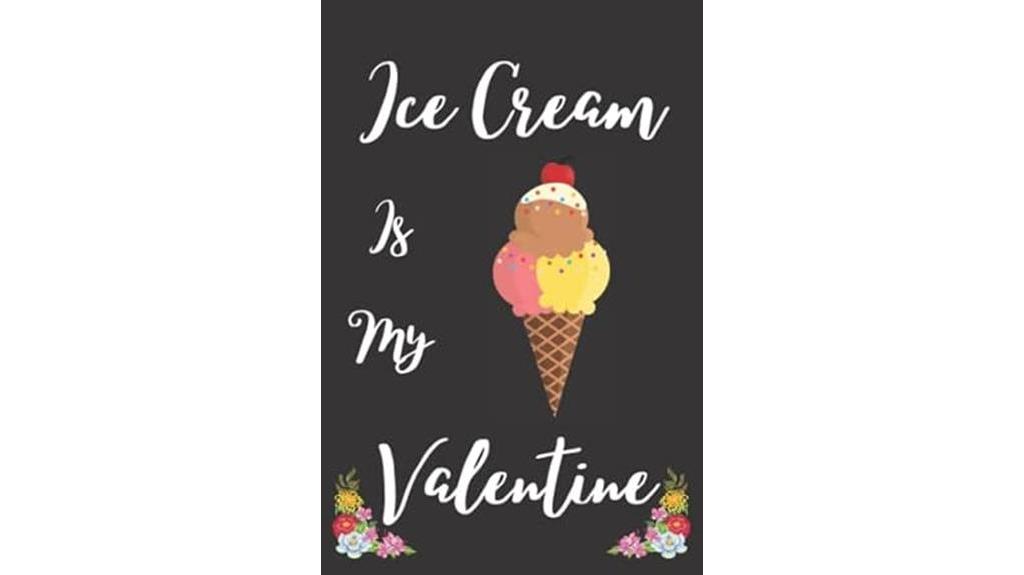 ice cream valentine journal