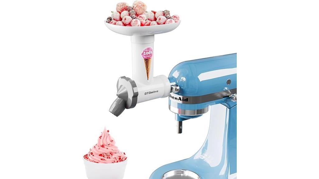 kitchenaid ice cream attachment