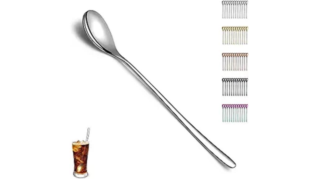 long handle iced tea spoons