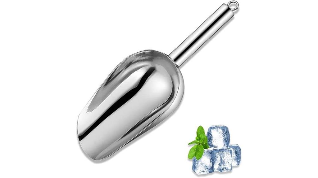 metal kitchen ice scoop