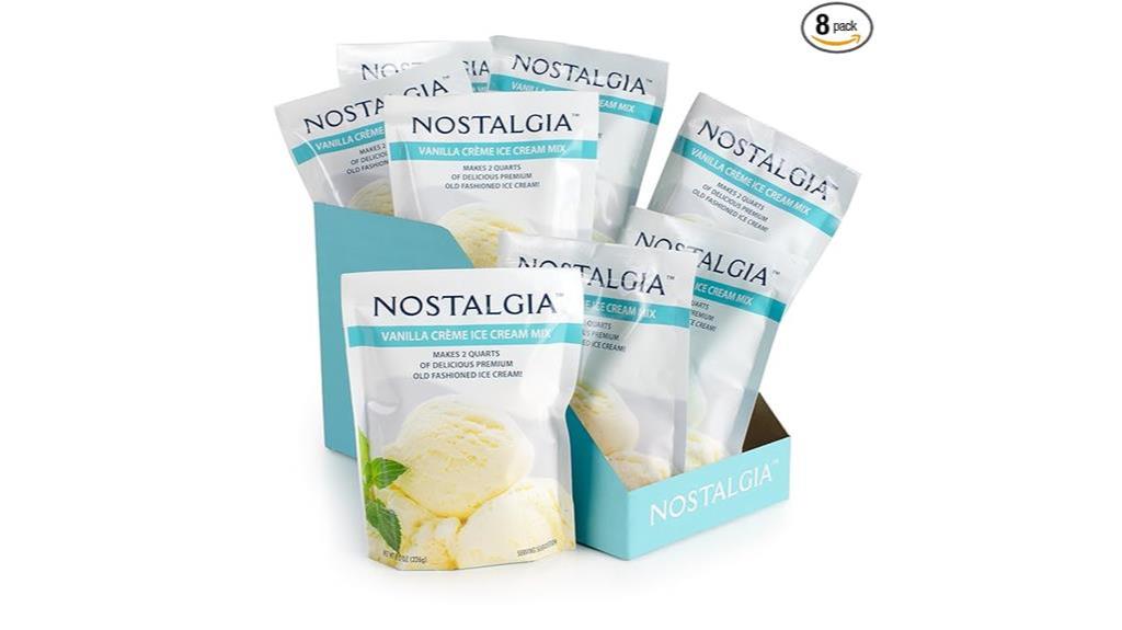 nostalgia ice cream mix