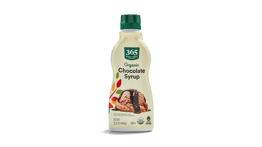 organic chocolate syrup 15 8 oz