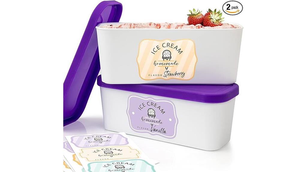 reusable ice cream containers