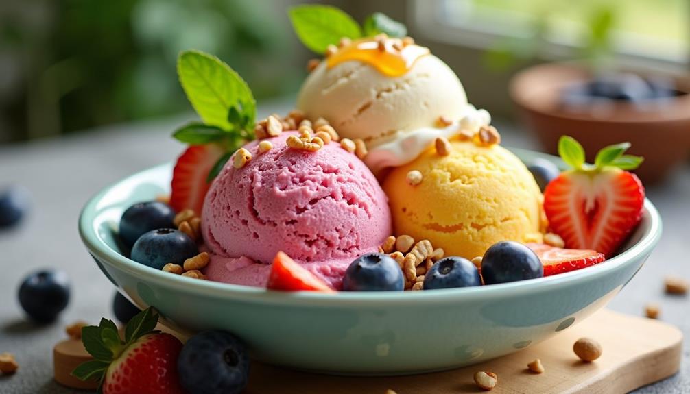 rising healthy ice cream choices