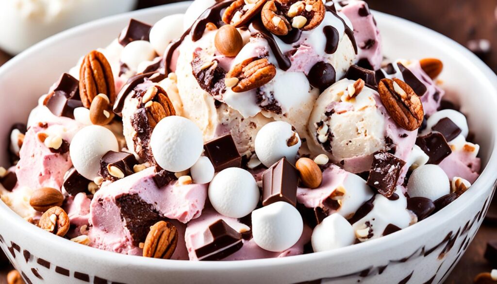 rocky road ice cream ingredients