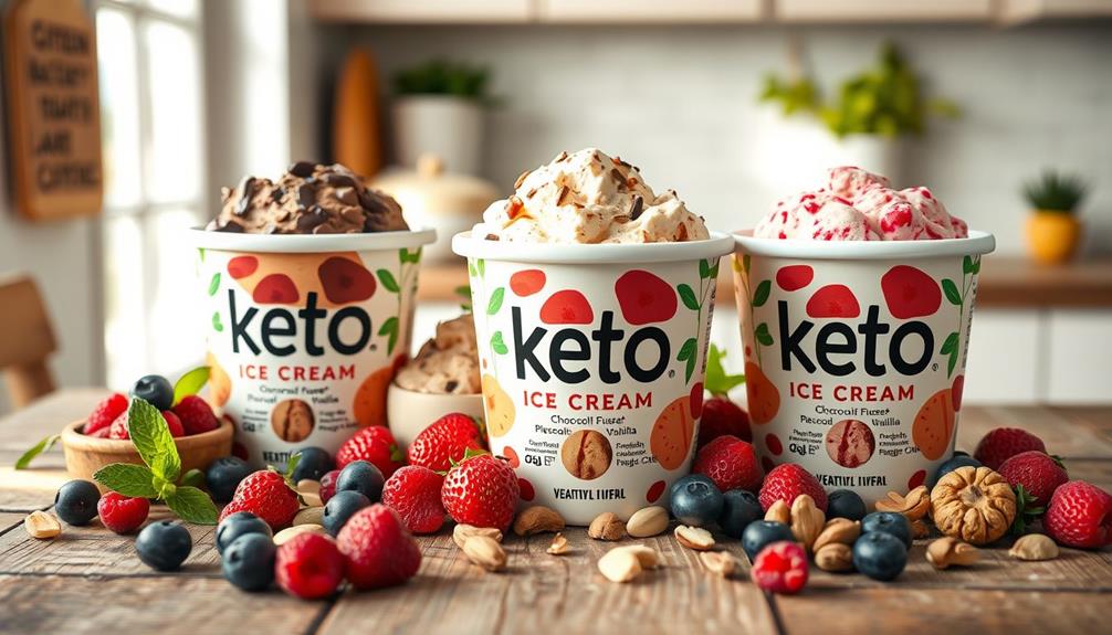 selecting keto ice cream