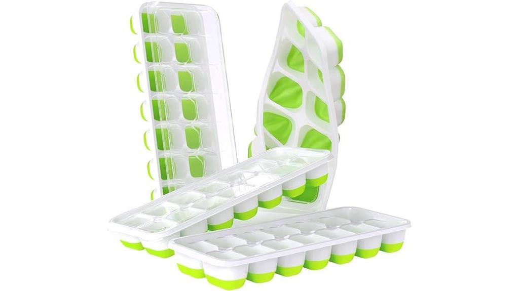 silicone ice cube trays