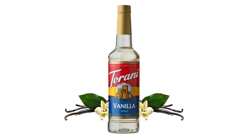 torani vanilla syrup 750 ml