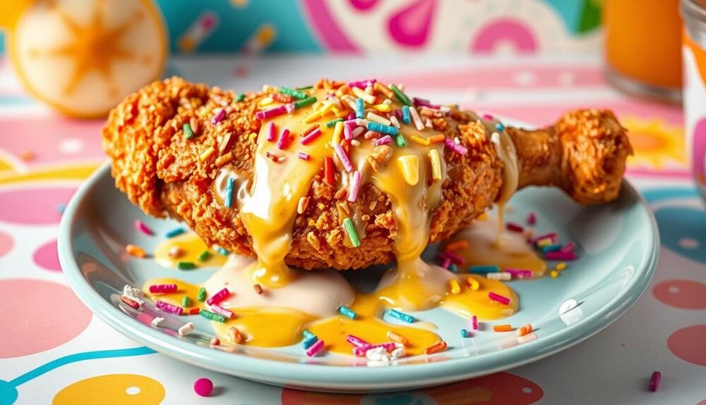 unusual ice cream chicken