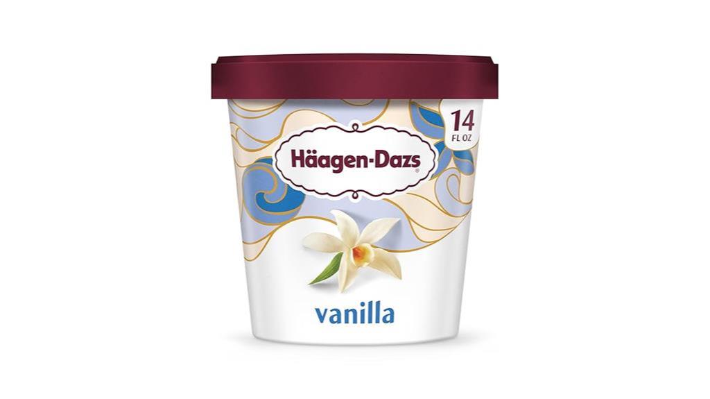 vanilla haagen dazs ice cream