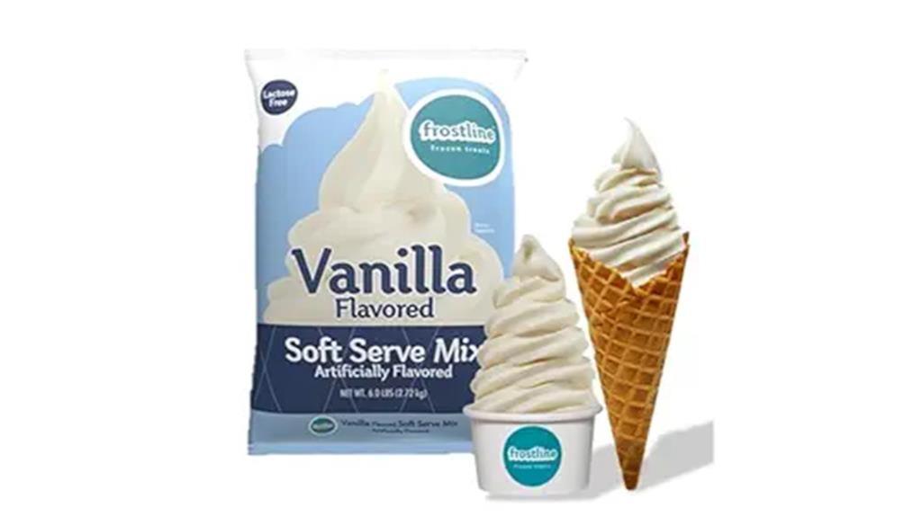 vanilla soft serve mix