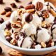 what kind of nuts are in rocky road ice cream