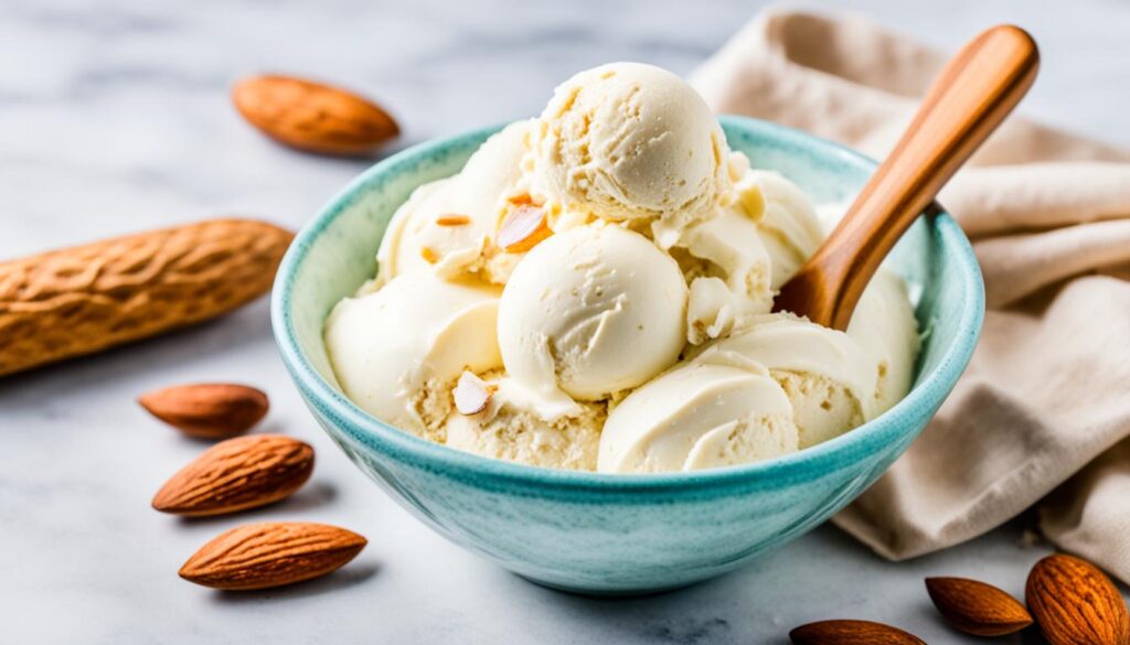 Almond milk ice cream recipe