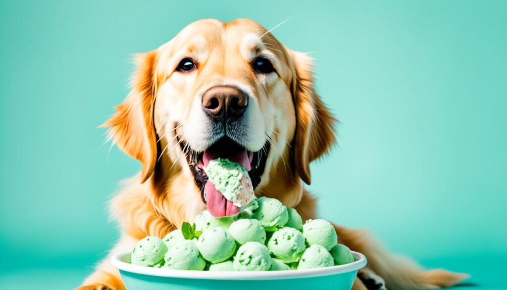 can dogs eat mint flavored ice cream