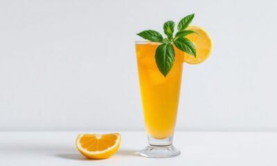 citrus herb refreshing drink