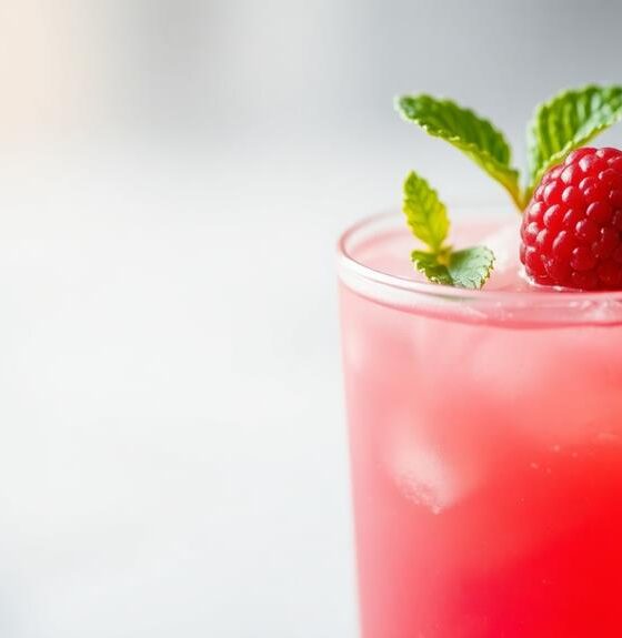 refreshing raspberry cocktail delight