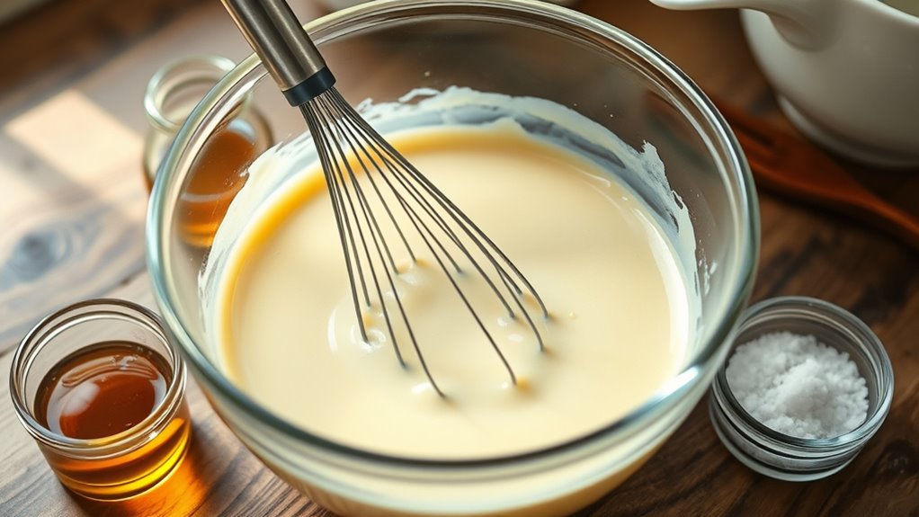 add sweetener and flavorings