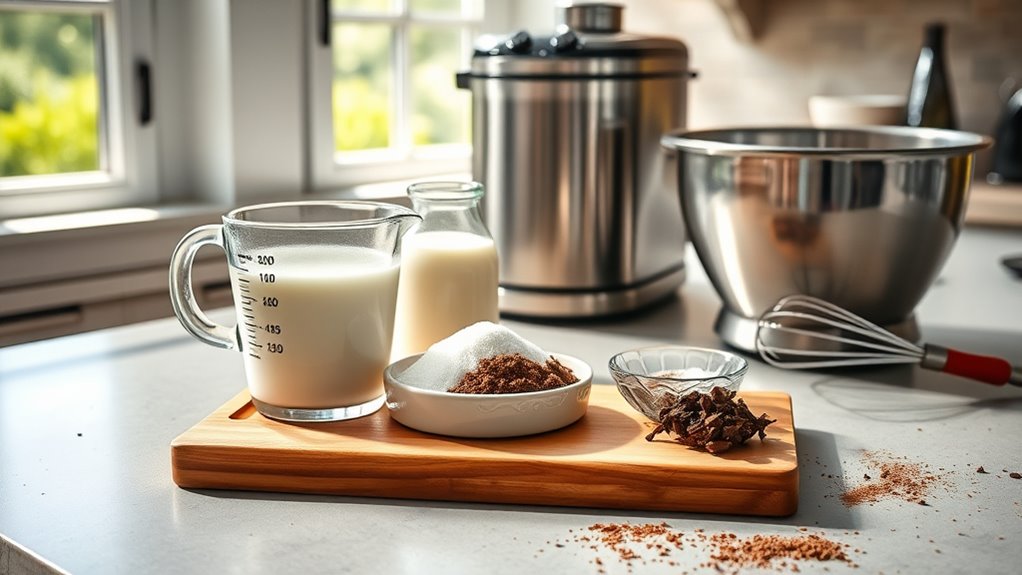 assemble ingredients and tools