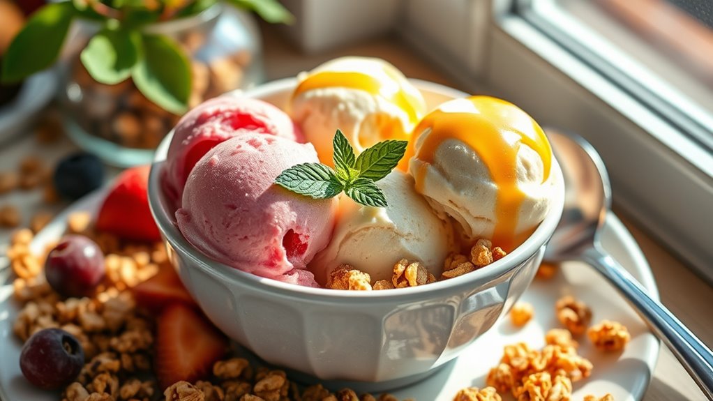 breakfast ice cream choices