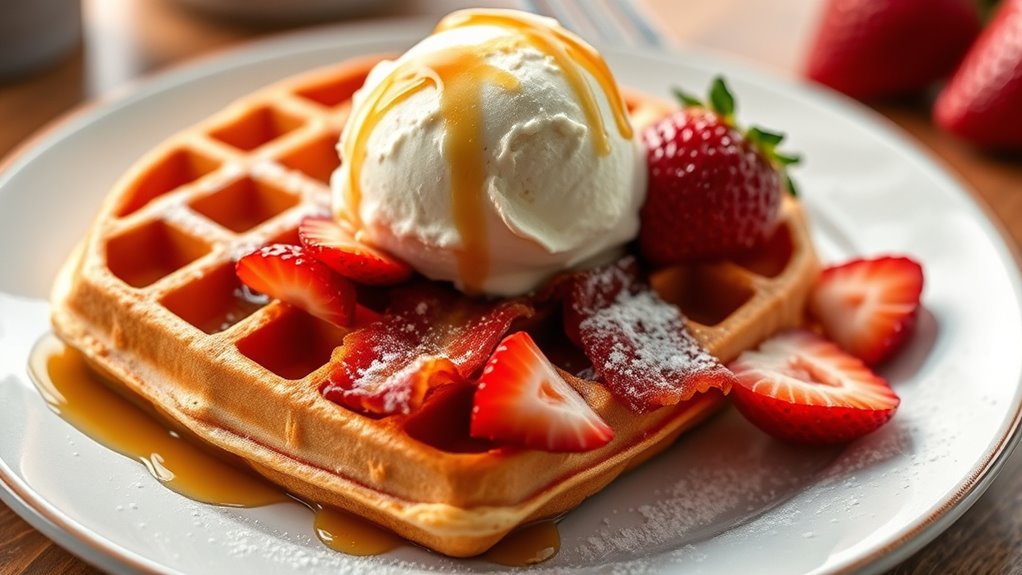 breakfast inspired ice cream treats