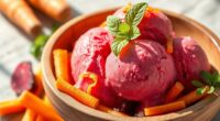 carrot versus beet ice cream