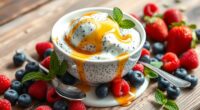 chia seed pudding dessert