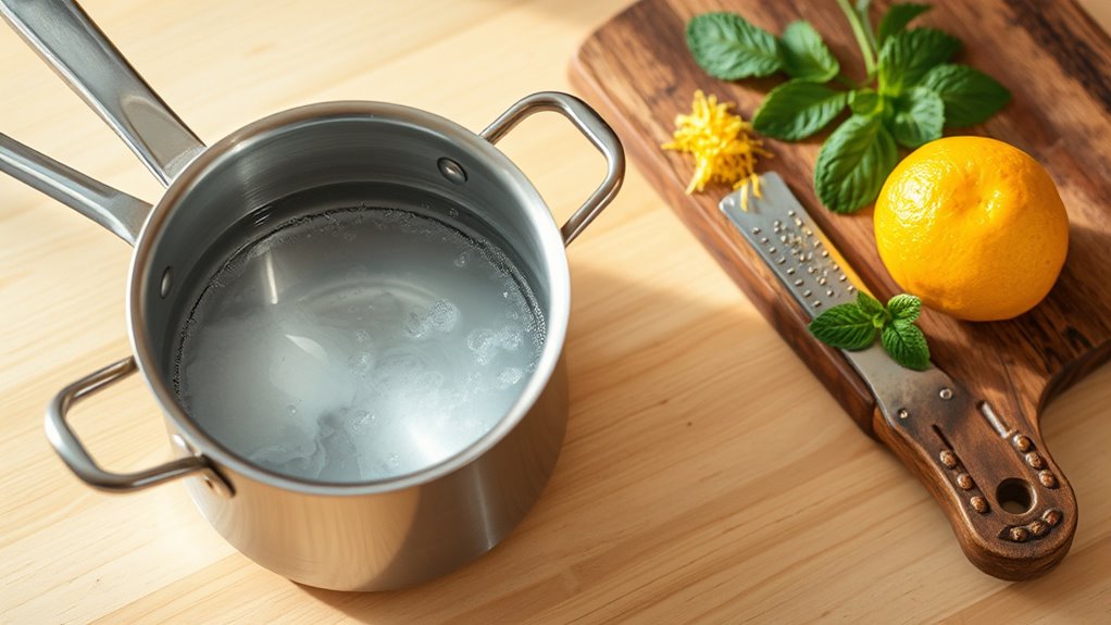 chill mixture before freezing