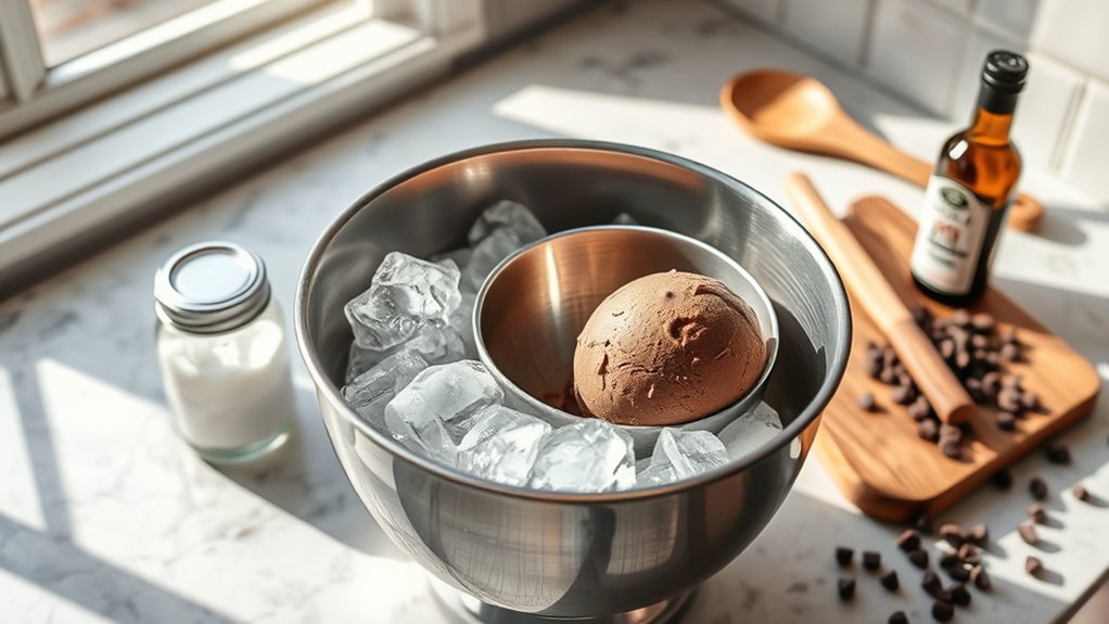 chill the mixing bowl