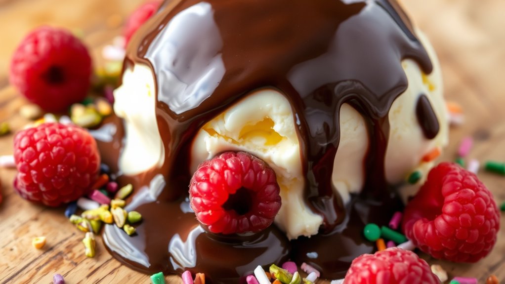 chocolate coating for desserts