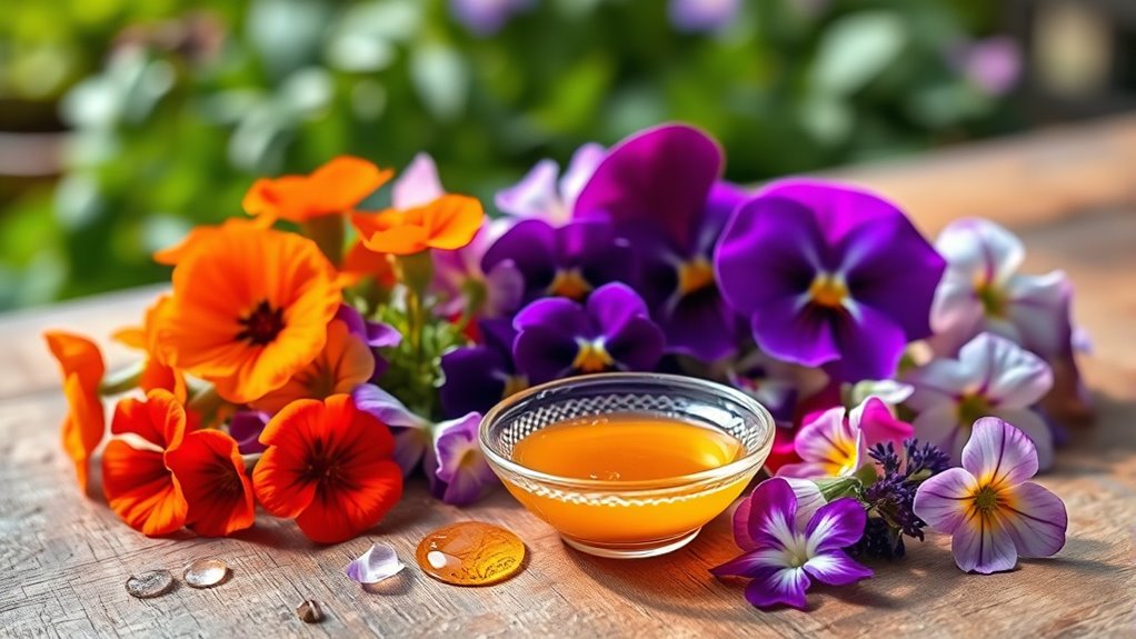 choose edible flower varieties