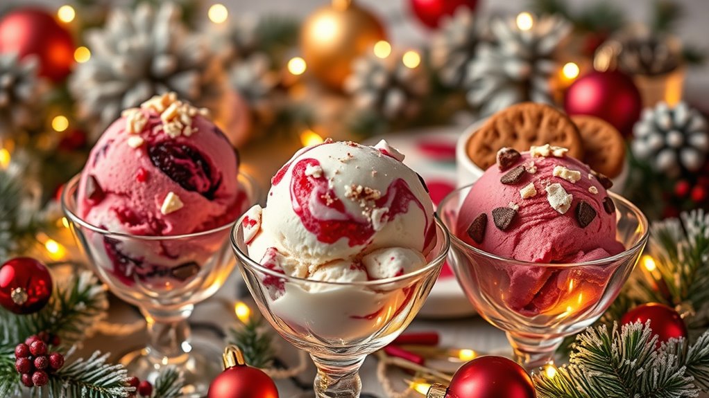 choosing christmas ice creams