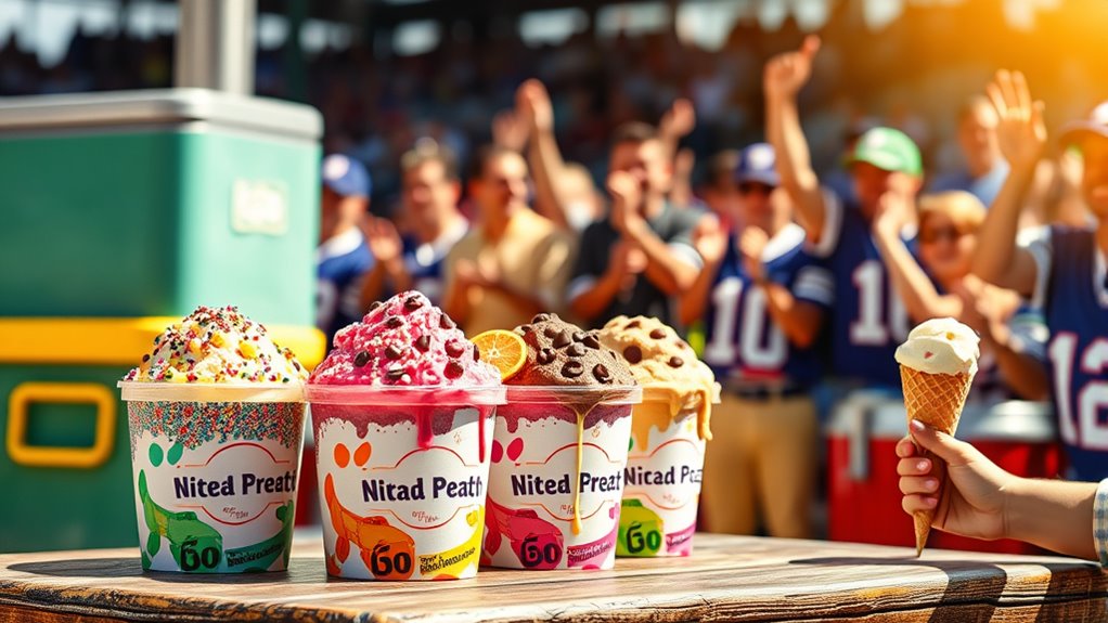 choosing ice creams for sports