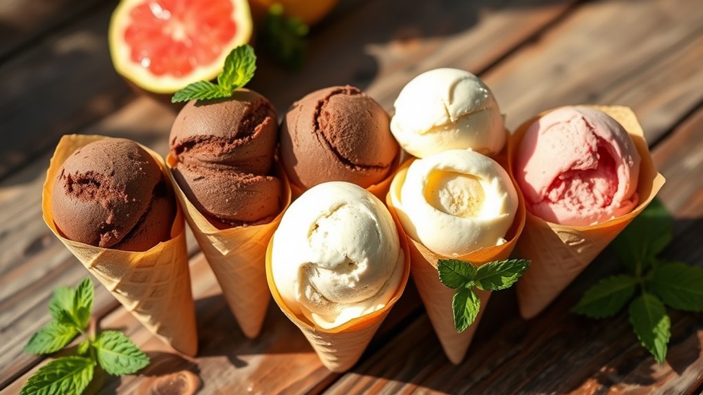 choosing natural ice creams