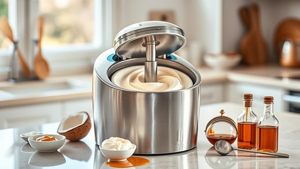 churn mixture until smooth