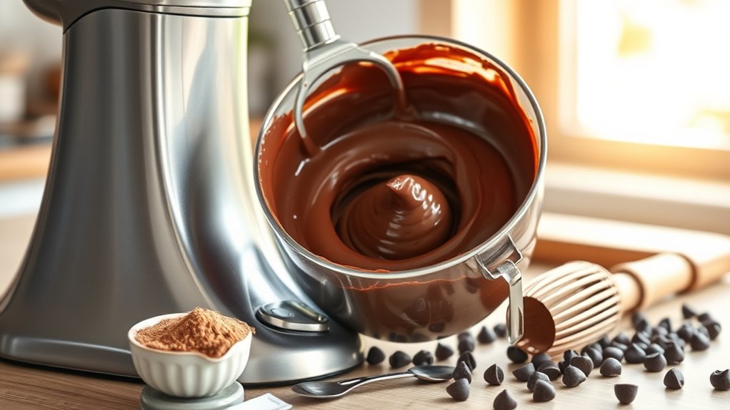 churn mixture until smooth